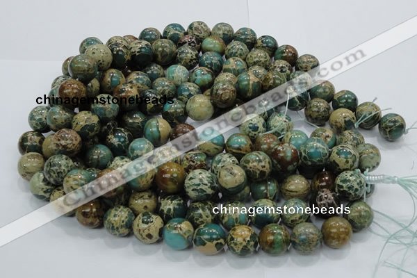 CIJ04 15.5 inches 14mm round impression jasper beads wholesale