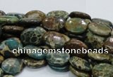 CIJ11 15.5 inches 8*10mm oval impression jasper beads wholesale