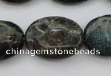 CIJ112 15.5 inches 13*18mm oval dyed impression jasper beads wholesale