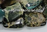 CIJ20 15.5 inches 18*25mm rectangle impression jasper beads wholesale