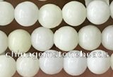 CIJ200 15.5 inches 4mm round ivory jade beads wholesale