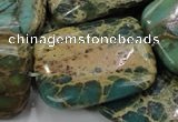 CIJ22 15.5 inches 30*40mm rectangle impression jasper beads wholesale