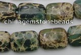 CIJ36 15.5 inches 13*18mm rectangle impression jasper beads wholesale