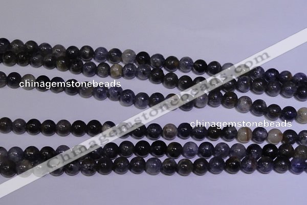 CIL01 15.5 inches 6mm round natural iolite gemstone beads