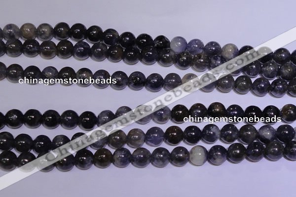 CIL02 15.5 inches 7mm round natural iolite gemstone beads