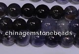 CIL10 15.5 inches 5mm round A grade natural iolite gemstone beads