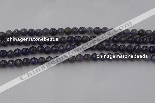 CIL100 15.5 inches 4mm round iolite gemstone beads wholesale