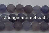 CIL108 15.5 inches 4mm round matte iolite gemstone beads