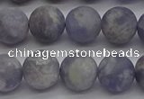 CIL110 15.5 inches 8mm round matte iolite gemstone beads