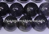 CIL15 15.5 inches 9mm round A grade natural iolite gemstone beads