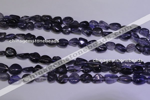 CIL44 15.5 inches 8*10mm nuggets natural iolite gemstone beads