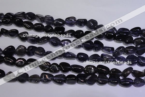 CIL46 15.5 inches 6*8mm – 8*11mm nuggets natural iolite gemstone beads