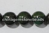 CIS03 15.5 inches 10mm round green iron stone beads wholesale