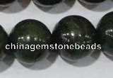 CIS06 15.5 inches 16mm round green iron stone beads wholesale