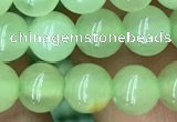 CJB309 15.5 inches 6mm round dyed green jade gemstone beads