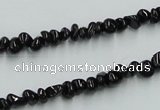 CJB31 16 inches 3*6mm chips natural jet gemstone beads wholesale