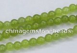 CKA02 15.5 inches 5mm round Korean jade gemstone beads