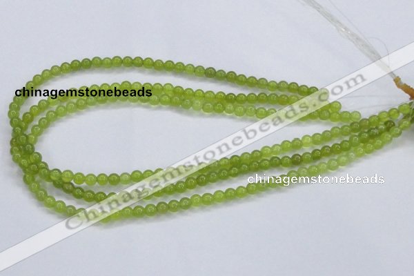 CKA02 15.5 inches 5mm round Korean jade gemstone beads