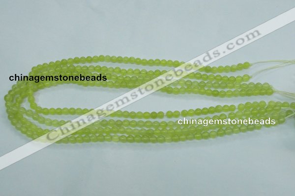 CKA102 15.5 inches 5mm round Korean jade gemstone beads