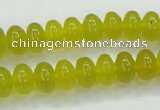 CKA11 15.5 inches 6*10mm rondelle Korean jade gemstone beads