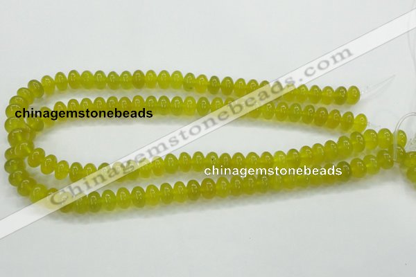 CKA11 15.5 inches 6*10mm rondelle Korean jade gemstone beads