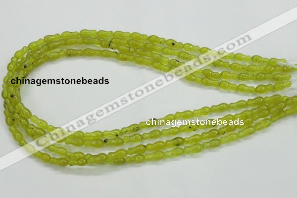 CKA18 15.5 inches 5*11mm bone Korean jade gemstone beads