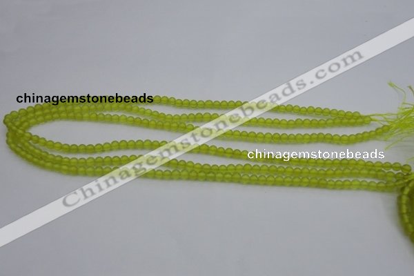 CKA201 15.5 inches 4mm round Korean jade gemstone beads