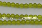 CKA202 15.5 inches 6mm round Korean jade gemstone beads