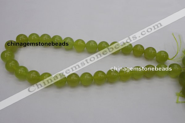 CKA206 15.5 inches 14mm round Korean jade gemstone beads