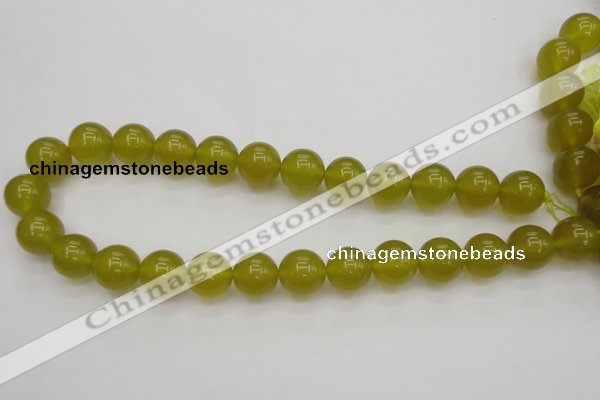 CKA207 15.5 inches 16mm round Korean jade gemstone beads