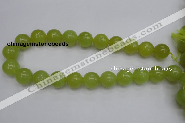 CKA208 15.5 inches 18mm round Korean jade gemstone beads