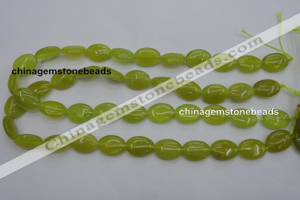 CKA246 15.5 inches 13*18mm oval Korean jade gemstone beads