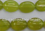 CKA247 15.5 inches 15*20mm oval Korean jade gemstone beads