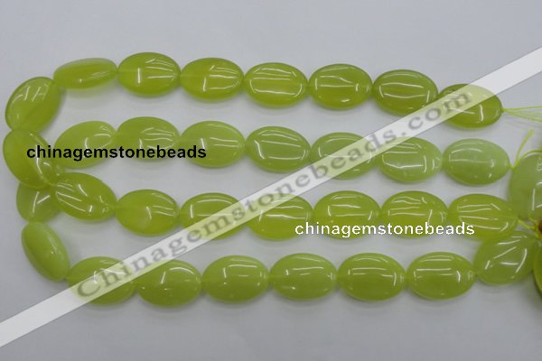 CKA250 15.5 inches 18*25mm oval Korean jade gemstone beads