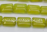 CKA261 15.5 inches 12*16mm rectangle Korean jade gemstone beads