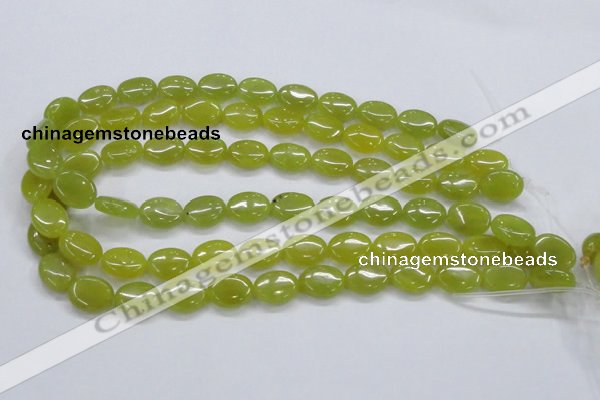 CKA33 15.5 inches 12*16mm oval Korean jade gemstone beads