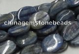 CKC09 16 inches 10*13mm flat oval natural kyanite beads wholesale