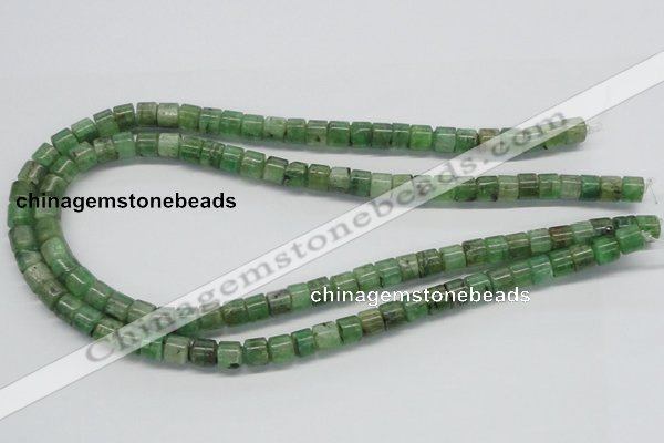 CKC104 16 inches 6*8mm column natural green kyanite beads wholesale