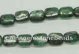 CKC106 16 inches 8*10mm rectangle natural green kyanite beads wholesale