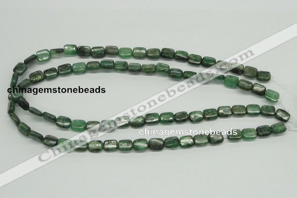 CKC106 16 inches 8*10mm rectangle natural green kyanite beads wholesale