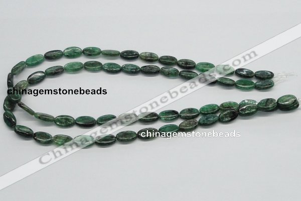 CKC111 16 inches 8*14mm oval natural green kyanite beads wholesale