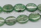 CKC113 16 inches 12*16mm oval natural green kyanite beads wholesale