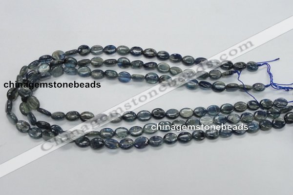 CKC204 15.5 inches 8*10mm oval natural kyanite beads wholesale