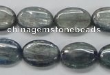 CKC207 15.5 inches 13*18mm oval natural kyanite beads wholesale