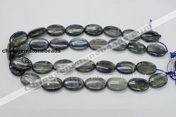 CKC209 15.5 inches 18*25mm oval natural kyanite beads wholesale