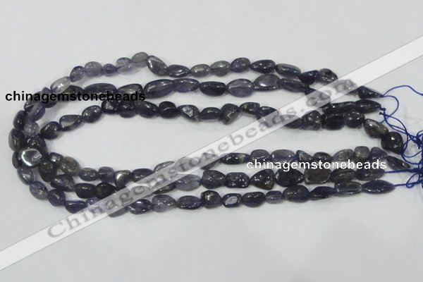 CKC218 15.5 inches 10*14mm nugget natural kyanite gemstone beads