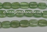 CKC260 15.5 inches 8*10mm rectangle natural green kyanite beads