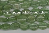 CKC266 15.5 inches 8*10mm oval natural green kyanite beads