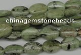 CKC270 15.5 inches 8*12mm oval natural green kyanite beads