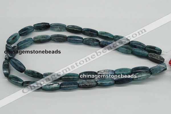 CKC32 16 inches 8*20mm faceted rice natural kyanite beads